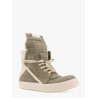 Geobasket leather sneakers with maxi tongue