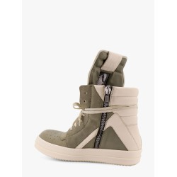 Geobasket leather sneakers with maxi tongue