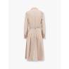Stretch cotton chemisier dress