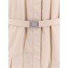 Stretch cotton chemisier dress