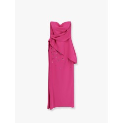 Taro jersey long dress with sequins