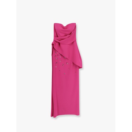 Taro jersey long dress with sequins