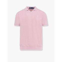 Cotton polo shirt with logo embroidery
