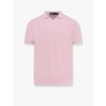Cotton polo shirt with logo embroidery