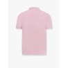 Cotton polo shirt with logo embroidery