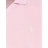Cotton polo shirt with logo embroidery