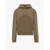 Cotton sweatshirt with logo embroidery