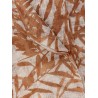 Linen blend scarf with sparkiling effect