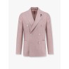 Roma double-breasted blazer with removable iconic brooch