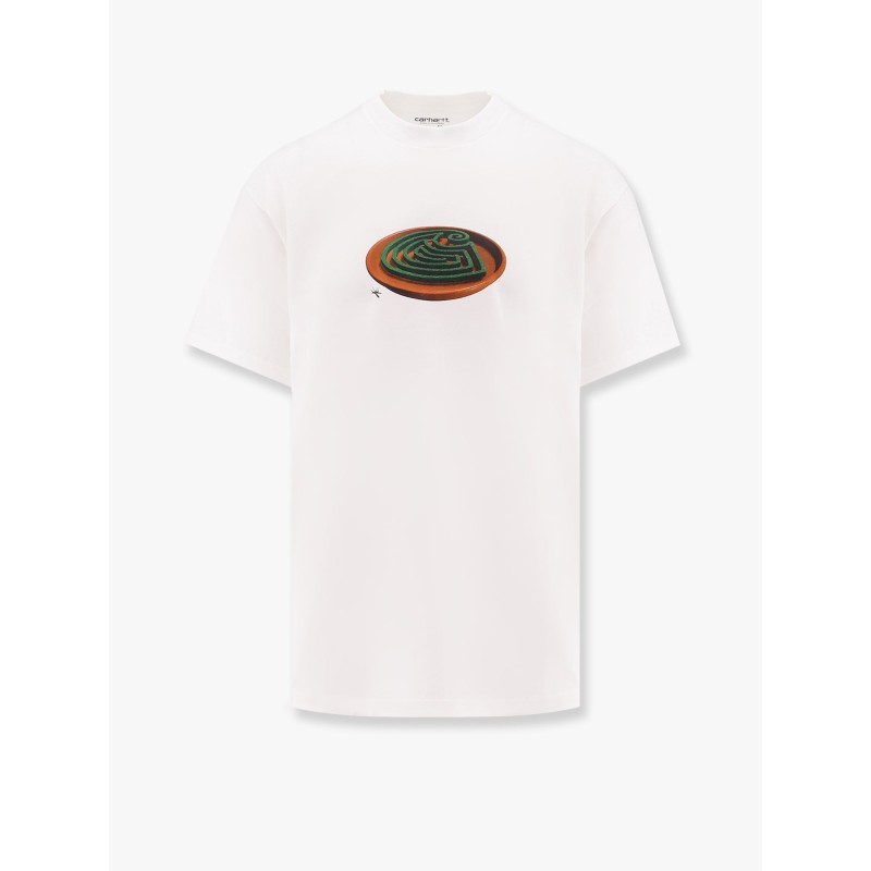 Organic cotton t-shirt with spiral logo