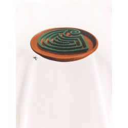 Organic cotton t-shirt with spiral logo