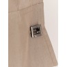 Cotton and silk chemisier dress