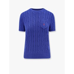 Cotton sweatshirt with embroidered logo