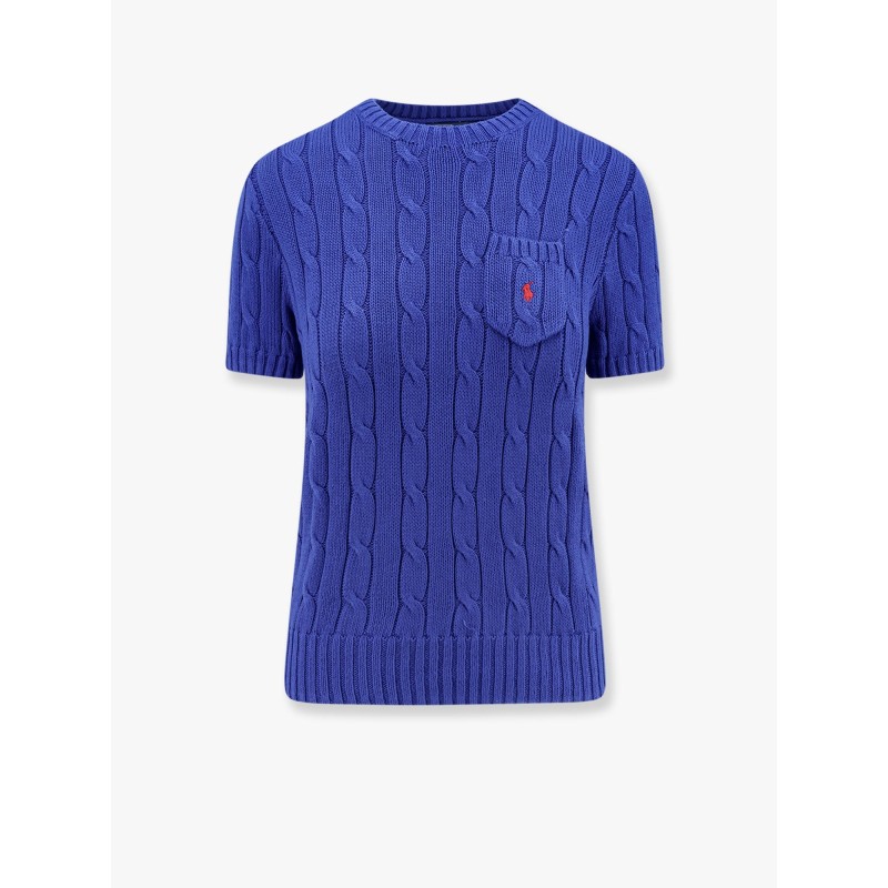 Cotton sweatshirt with embroidered logo