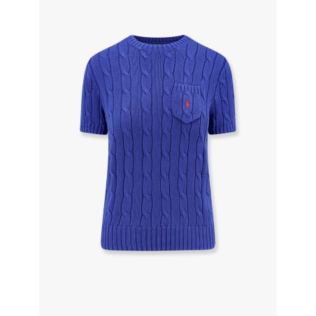 Cotton sweatshirt with embroidered logo