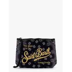 Aline pochette with bandanna round print