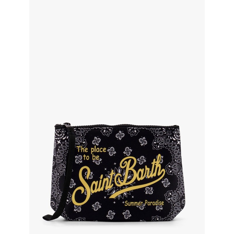 Aline pochette with bandanna round print