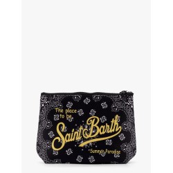 Aline pochette with bandanna round print