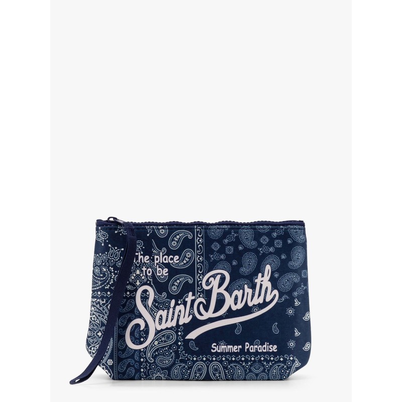 Aline pochette with bandana plaid print