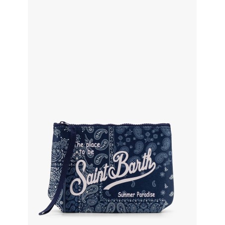 Aline pochette with bandana plaid print