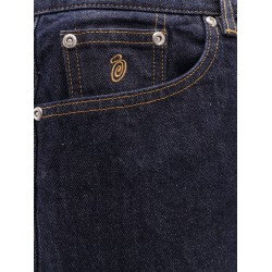 Relaxed jeans with iconic logo embroidery