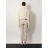 Low taper denim trouser