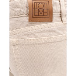 Low taper denim trouser