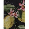 Sterlizia ramie long dress with multicolor print