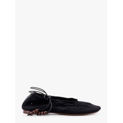Rosemary crochet ballerinas with ankle ties