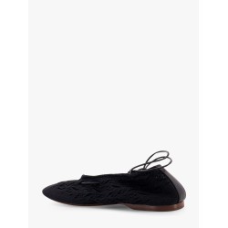 Rosemary crochet ballerinas with ankle ties