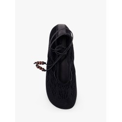 Rosemary crochet ballerinas with ankle ties