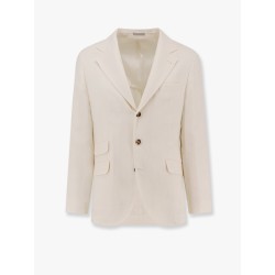 Linen, silk and wool blazer