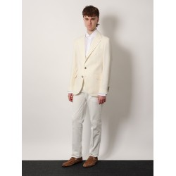 Linen, silk and wool blazer