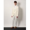 Linen, silk and wool blazer