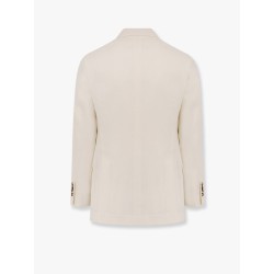 Linen, silk and wool blazer