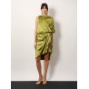 Dalant silk dress with lateral knot