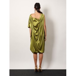 Dalant silk dress with lateral knot