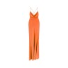 Satin long dress