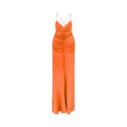 Satin long dress
