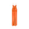 Satin long dress