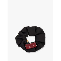 Silk scrunchie with iconic floral print