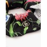 Silk scrunchie with iconic floral print