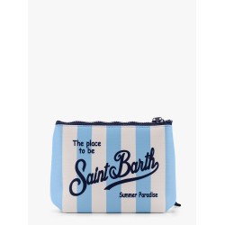 Aline pochette with stripes pop print