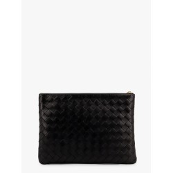Intrecciato leather pouch