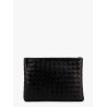 Intrecciato leather pouch