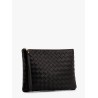 Intrecciato leather pouch
