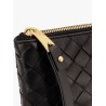Intrecciato leather pouch