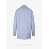Cotton shirt with striped motif