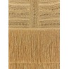 Long dress with embroidered courset and fringes