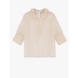 Transparent voile shirt